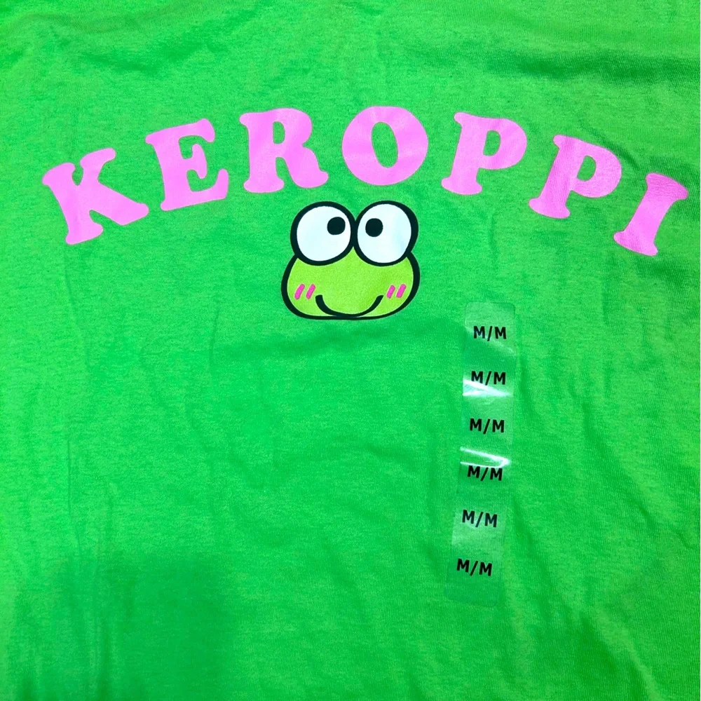 Hello Kitty x Sanrio - Keroppi Medium Green T-Shirt - BNWT 🐸 - Picture 4 of 4